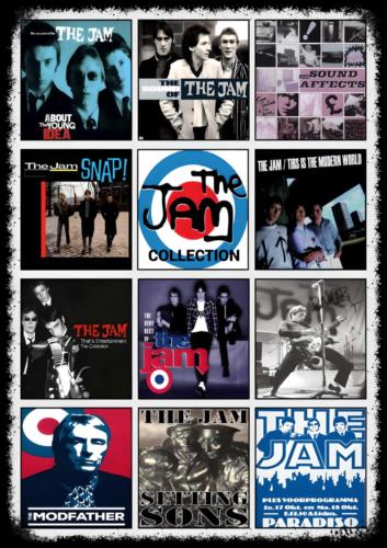 Vintage Collectible Posters - 1P, metalen borden, THE JAM COLLECTION,