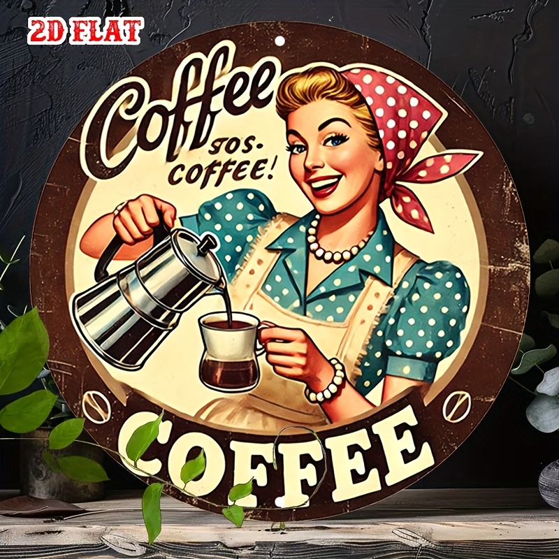 [2D plat] 1pc retro rond alumi - Vintage Collectible Plates recensie en prijs