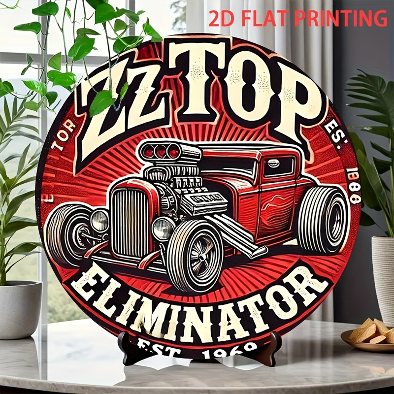 2D plat, 1pc ZZ Top Eliminator - Vintage Collectible Plates recensie en prijs