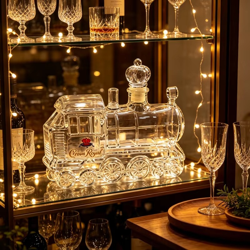 Vintage stoomtrein glazen kara - Vintage Collectible Liquor Bottles recensie en prijs