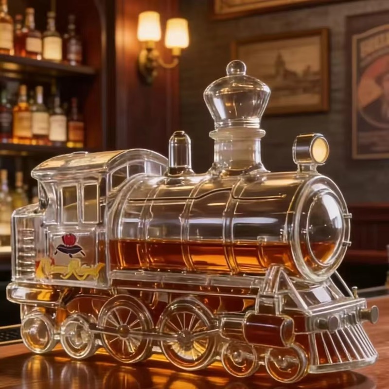 Vintage stoomtrein glazen kara - Vintage Collectible Liquor Bottles recensie en prijs