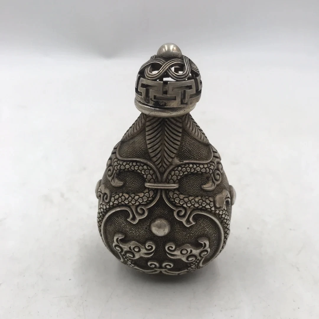 Chinese witte bronzen snuiffle - Vintage Collectible Bottles recensie en prijs